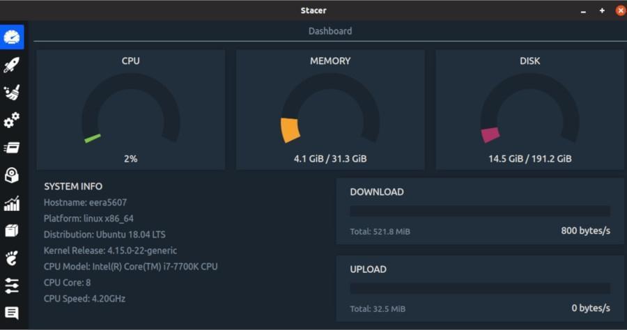 Stacer: la reencarnación de TuneUp Utilities ahora en Ubuntu